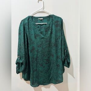 Maurices Floral Print Blouse